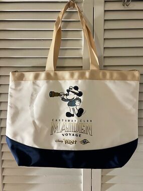 Disney Cruise Line Wish Castaway Club Inaugural Sailings Captain Mickey tote